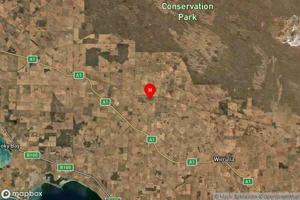 Nunjikompita,South Australia Satellite Map