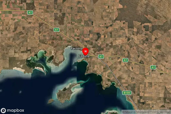 Ceduna,South Australia Satellite Map