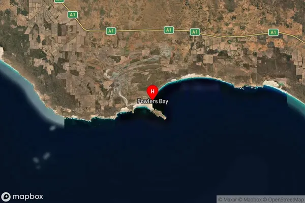 Fowlers Bay,South Australia Satellite Map