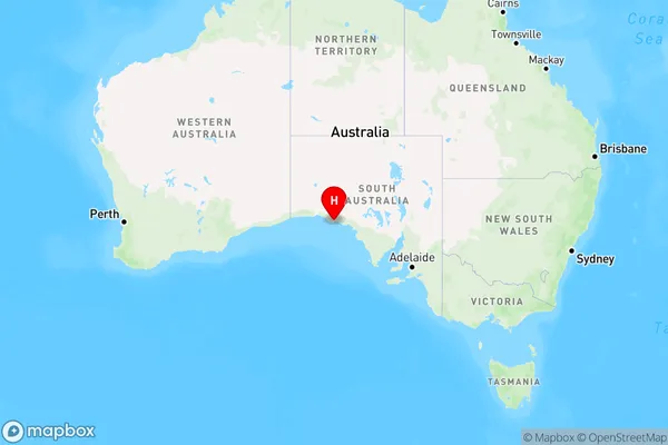 Fowlers Bay,South Australia Region Map