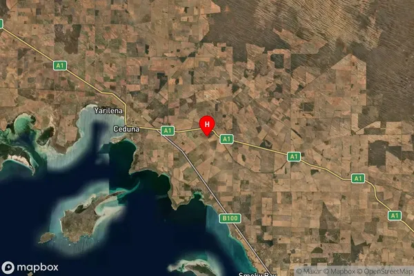 Merghiny,South Australia Satellite Map