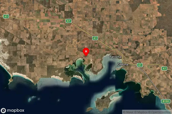 Nadia,South Australia Satellite Map