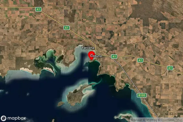 Thevenard,South Australia Satellite Map