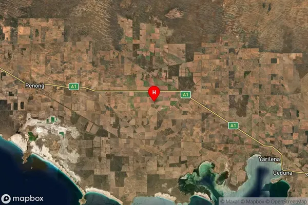 Uworra,South Australia Satellite Map