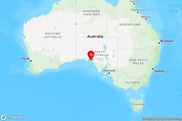 White Well Corner,South Australia Region Map