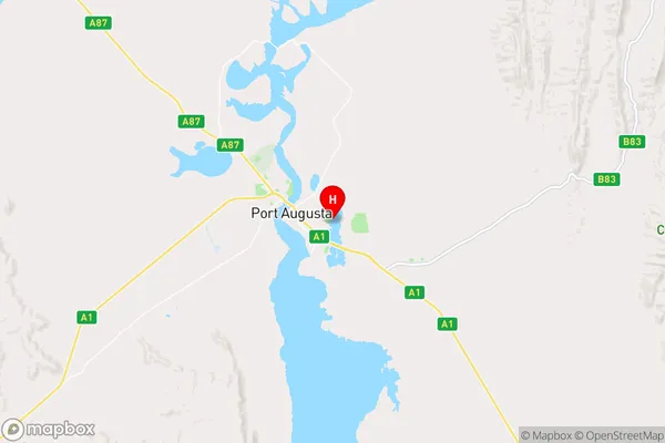 Port Augusta,South Australia Area Map