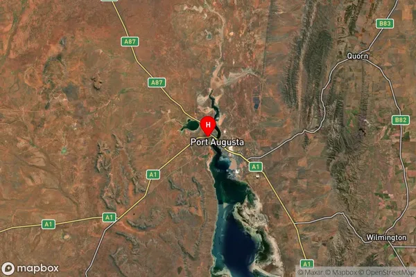 Port Augusta West,South Australia Satellite Map