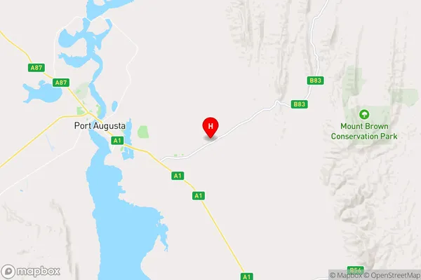 Port Augusta,South Australia Area Map