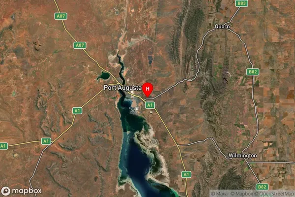 Stirling North,South Australia Satellite Map