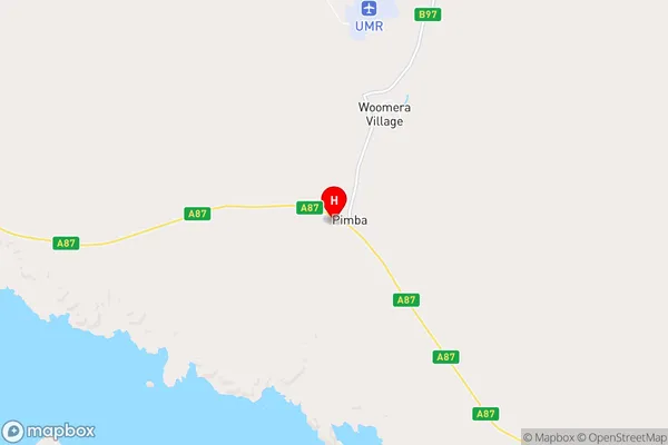 Pimba,South Australia Area Map