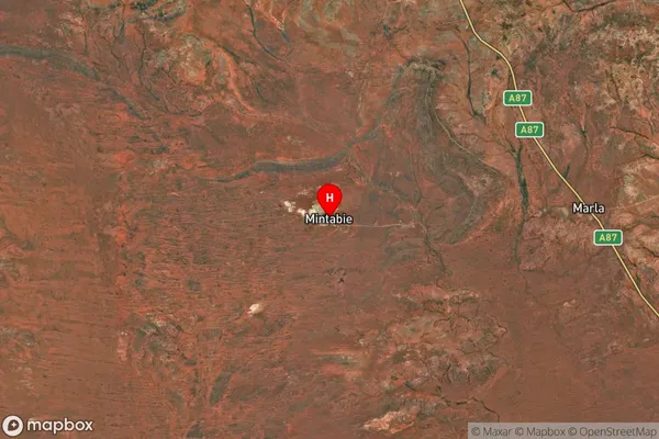 Mintabie,South Australia Satellite Map