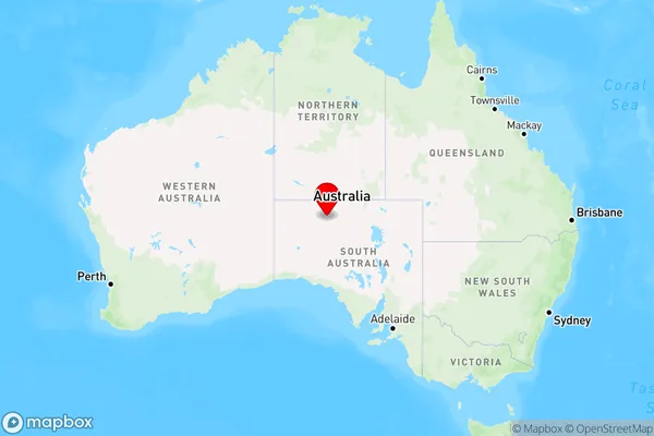 Mintabie,South Australia Region Map