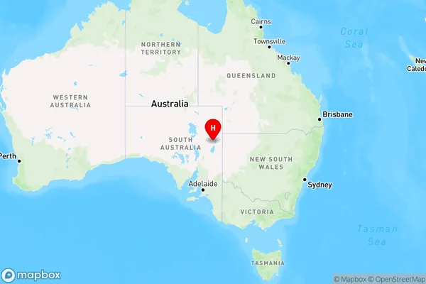 Moolawatana,South Australia Region Map