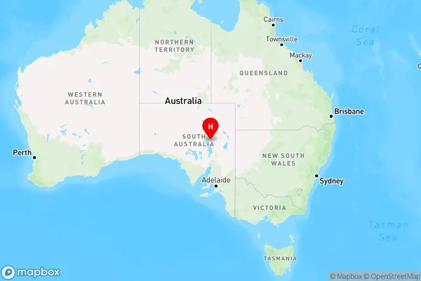 Witchelina,South Australia Region Map