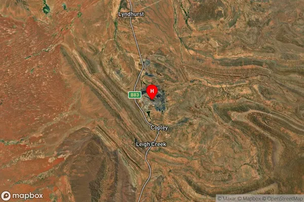 Copley,South Australia Satellite Map