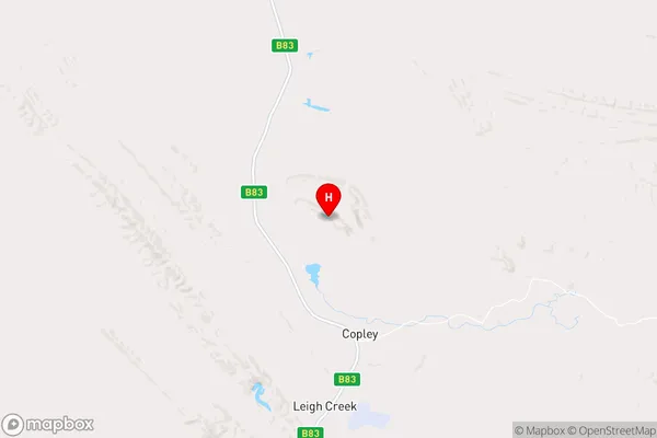 Copley,South Australia Area Map