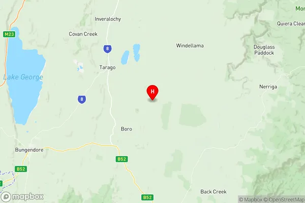 Braidwood, New South Wales Region Map