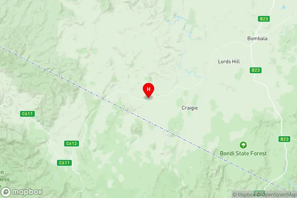 Bombala, New South Wales Region Map