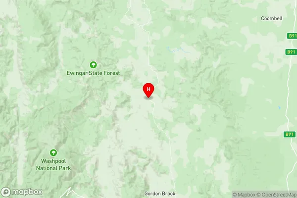 Grafton Region, New South Wales Region Map