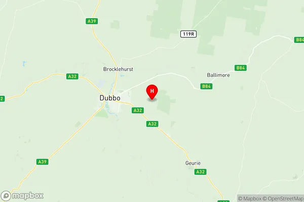 Dubbo Region, New South Wales Region Map