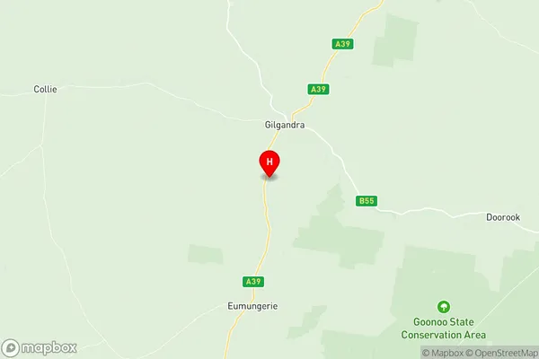 Gilgandra, New South Wales Region Map