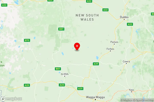 Far West and Orana, New South Wales Region Map