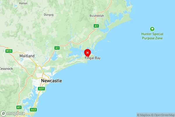 Port Stephens, New South Wales Region Map