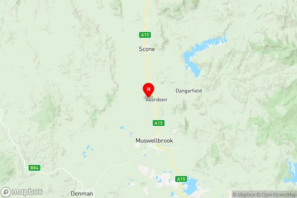 Scone Region, New South Wales Region Map