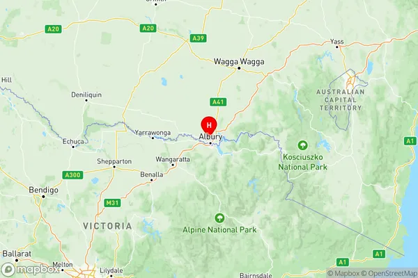 Murray, New South Wales Region Map