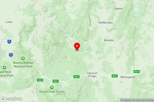 Tenterfield, New South Wales Region Map