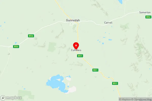 Gunnedah Region, New South Wales Region Map