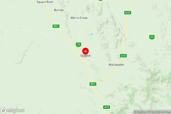 Quirindi, New South Wales Region Map