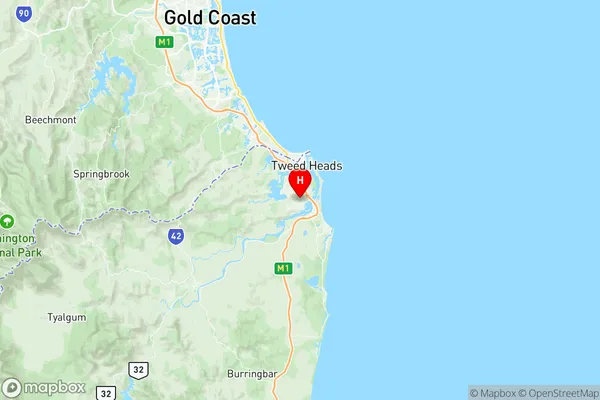 Banora Point, New South Wales Region Map