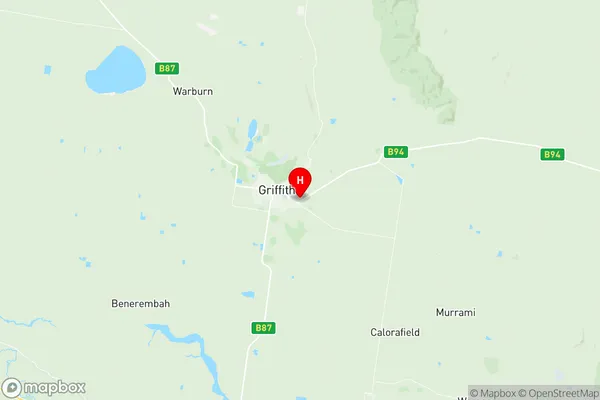 Griffith (NSW), New South Wales Region Map