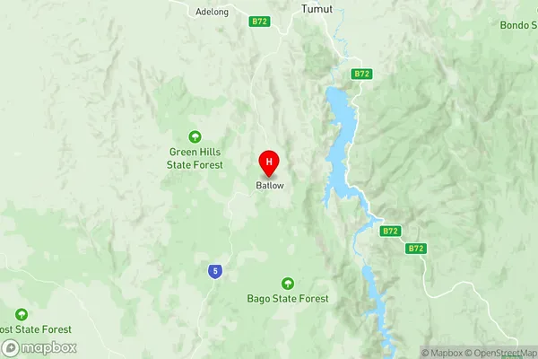 Tumut Region, New South Wales Region Map