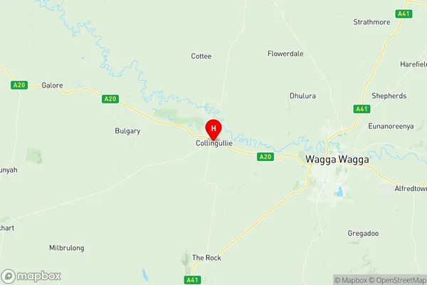 Wagga Wagga Region, New South Wales Region Map