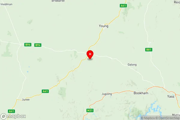 Wagga Wagga, New South Wales Region Map