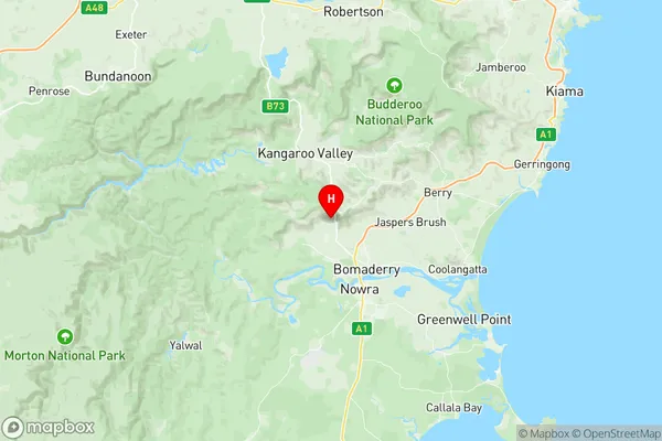 North Nowra Bomaderry, New South Wales Region Map
