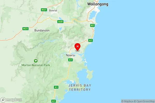 Shoalhaven, New South Wales Region Map