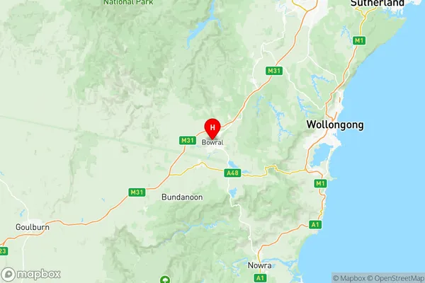 Southern Highlands, New South Wales Region Map