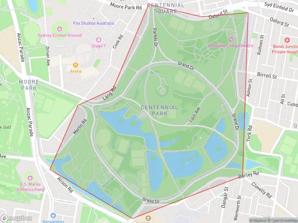 ZipCode 2021 Areas Map for Centennial Park