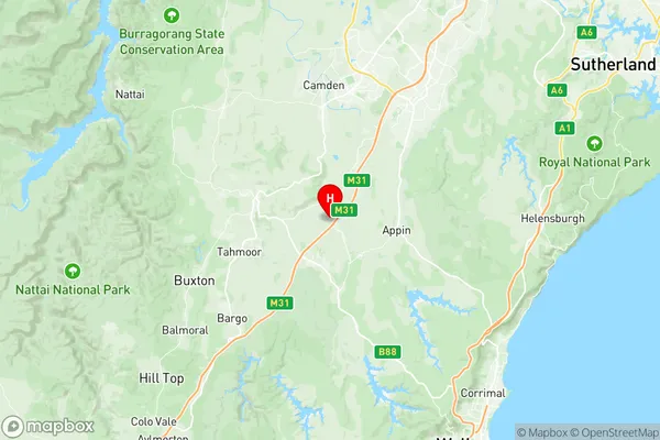 Douglas Park Appin, New South Wales Region Map