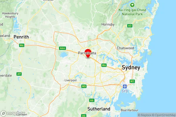 Granville Clyde, New South Wales Region Map