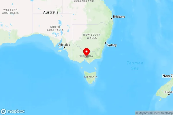 Victoria, Victoria Region Map