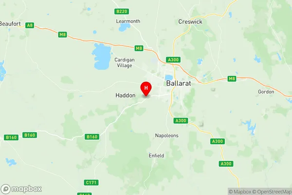Delacombe, Victoria Region Map