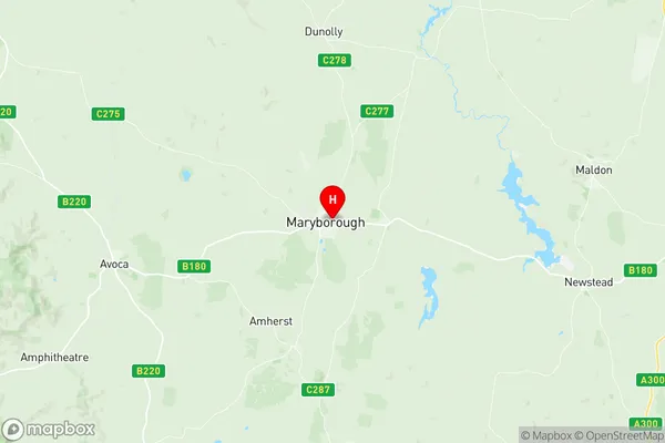 Maryborough (Vic.), Victoria Region Map