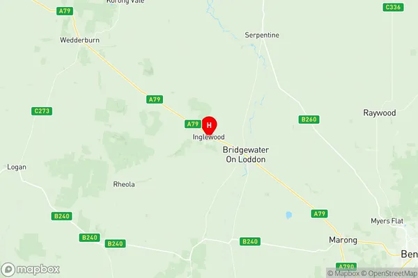 Loddon, Victoria Region Map