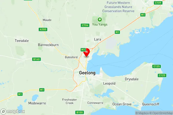 Corio Norlane, Victoria Region Map