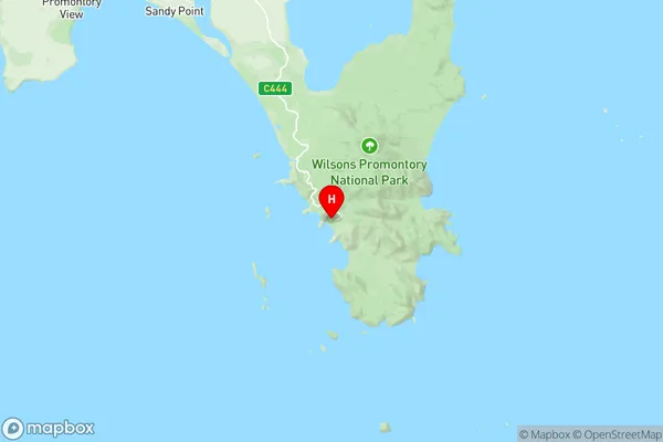 Wilsons Promontory, Victoria Region Map