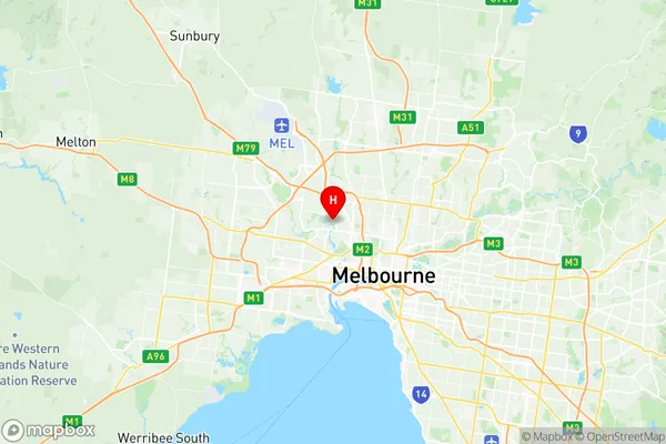 Essendon Aberfeldie, Victoria Region Map